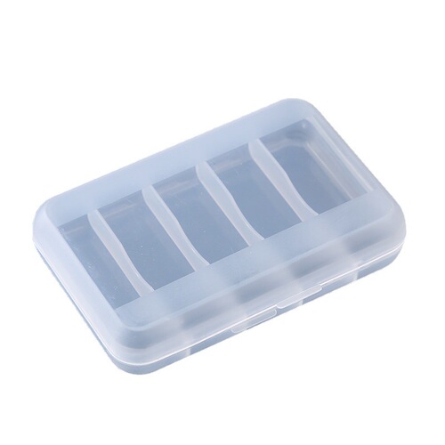 Vertical 5-grid earplug box, armor piece, jewelry storage box, pill box, small hardware parts, fishing gear sorting box, separate plastic box