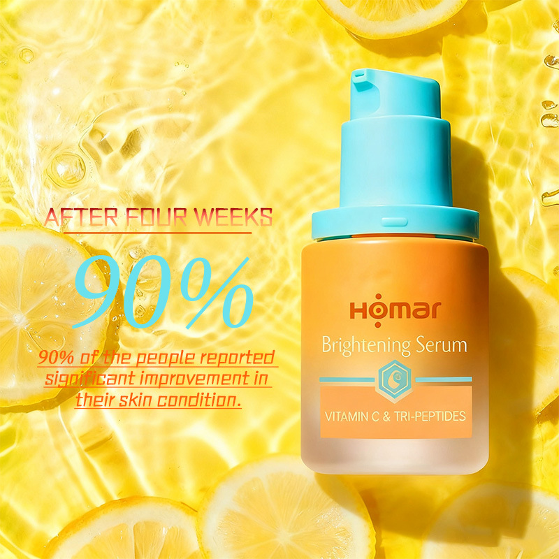 Transfronterizo OEM 10% VC Tripeptide Essence 30ml Antioxidante Antiarrugas Brightening Original Essence Brightening