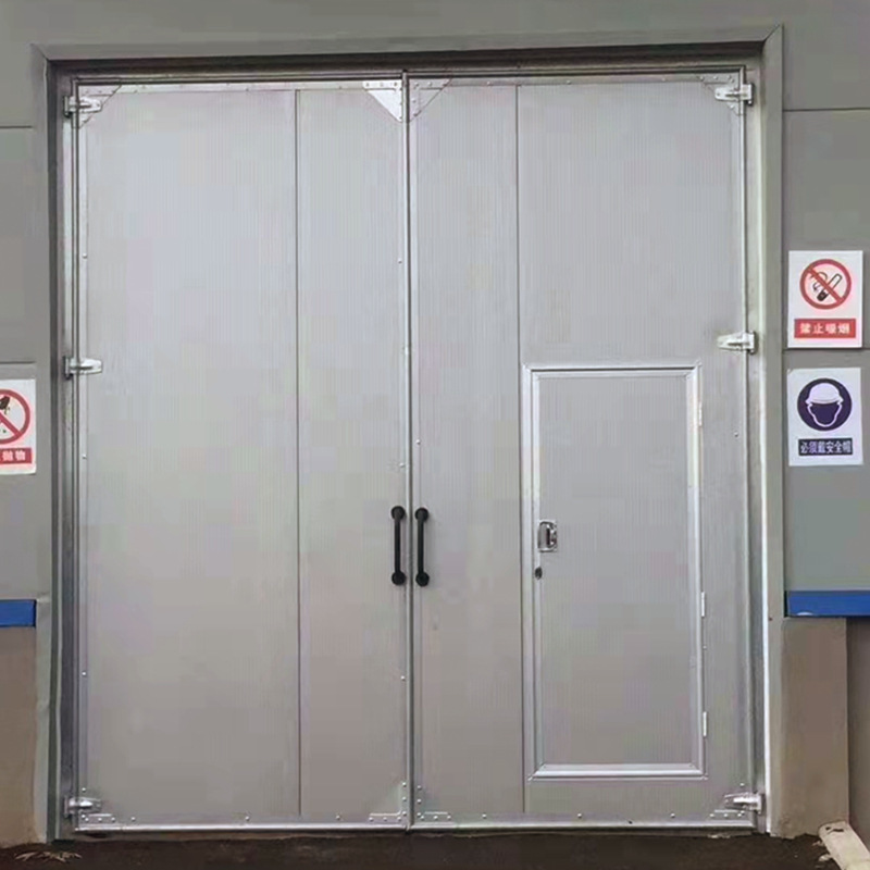 Factory Color Steel Industrial Door Jumeng Brand High-Density Board Heat Insulation and Heat Preservation Ss1505 Manufacturer Supplies