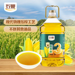 五丰压榨一级玉米油5L*4桶装物理压榨植物油家用炒菜油食用油