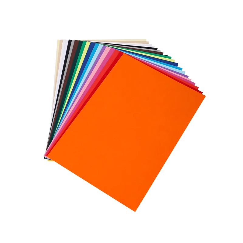 Cartón grueso de colores de 250g en stock, papel de dibujo artesanal A3/A4, cartón duro para jardín de infantes