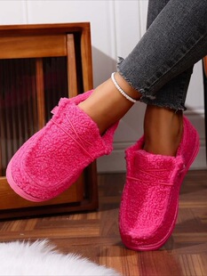 F 59807 Warm Winter Flat Fur Shoes �ӽqëëЬ �羳�W��