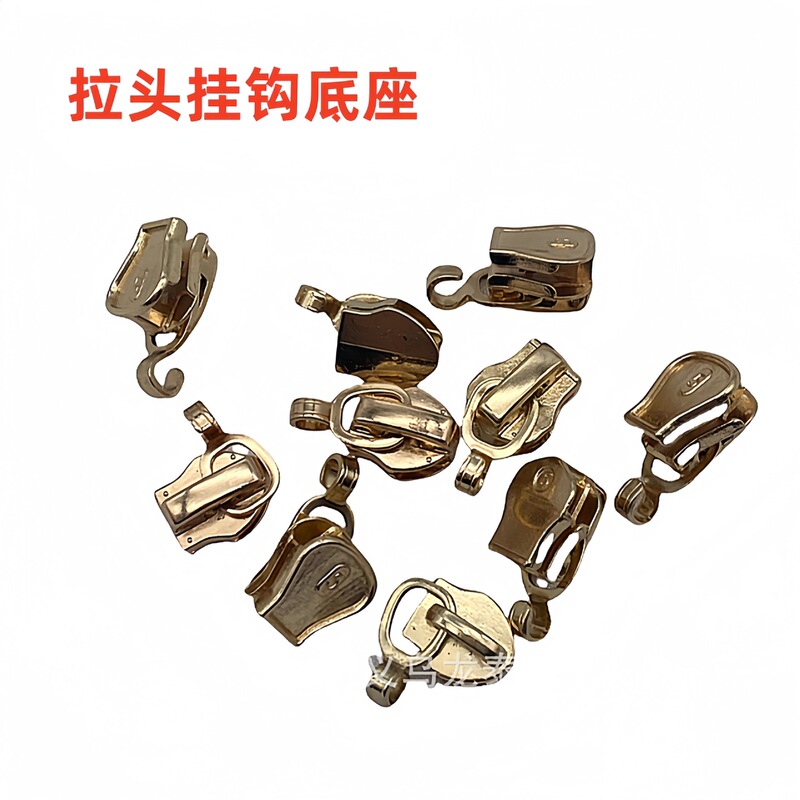 Factory In-Stock No. 3 No. 5 Zinc Alloy Zipper Puller DIY Metal-Plated Zipper Puller No. 3 Zipper Head