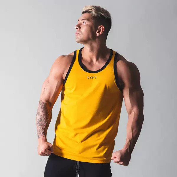 LYFT summer New Amazon fitness vest men's outdoor running leisure sports sleeveless I-shaped top