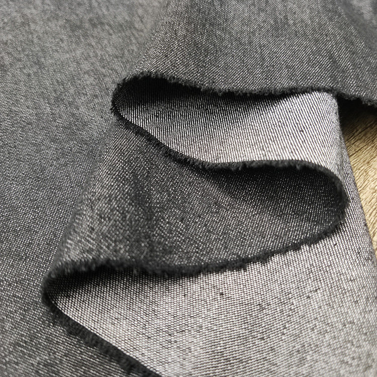 Tejido de poliéster de alta calidad 215gsm estirable imitación de denim