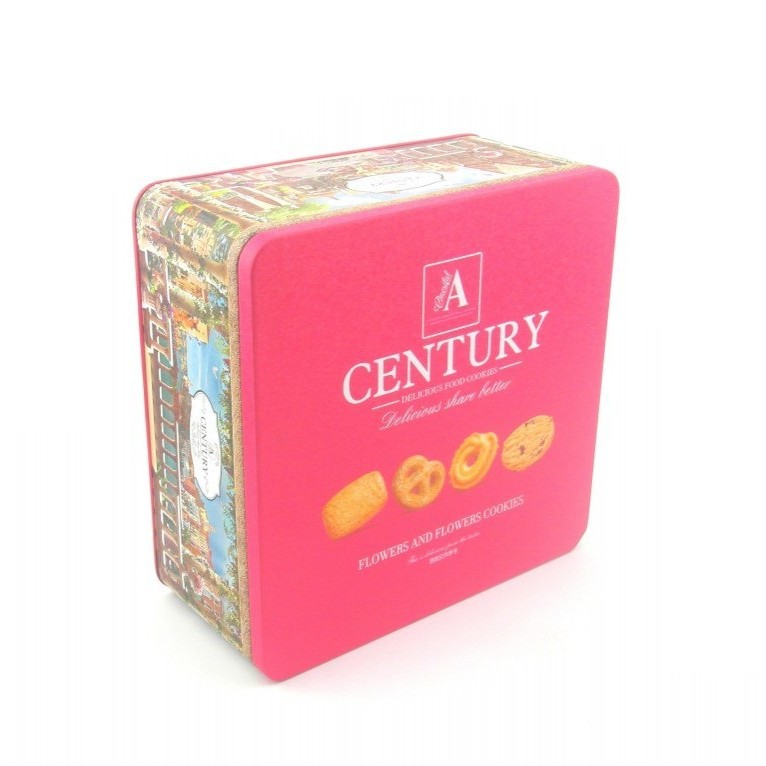 铁盒厂家  饼干铁盒 正方形曲奇饼干金属罐包装 马口铁盒