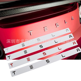 适用于tesla特斯拉model3 y x s高性能尾标后字母标塑料TESLA车贴-阿里巴巴