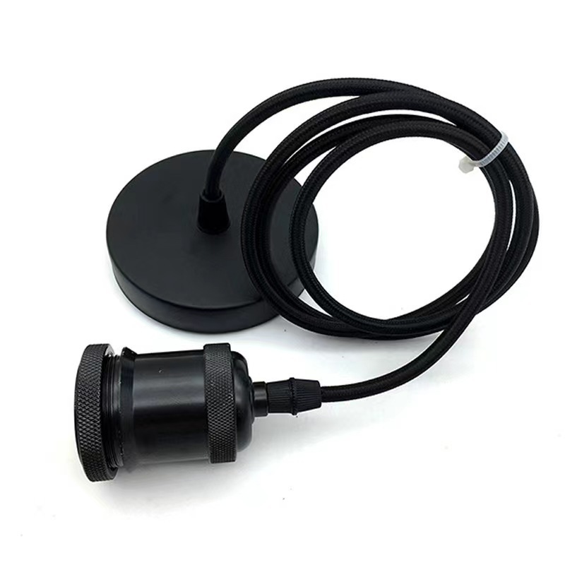 Metal imitación retro lámpara de lámpara de aluminio colgante cable de lámpara de lámpara