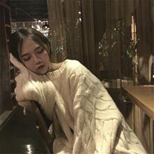 秋冬季新款女装韩版2025外穿宽松百搭上衣慵懒风森系学生套头毛衣