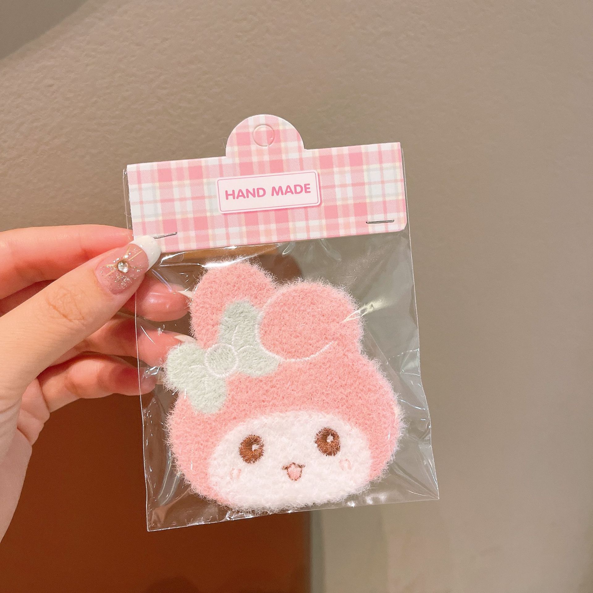 Nuevos clips para el pelo para niños Sanlio Capibara Kitty felinos peluche animación animal de dibujos animados de cabello para niñas