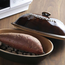 家用烤地瓜神器耐高温可微波烤红薯器陶制烤土豆蒸器厨房小工具