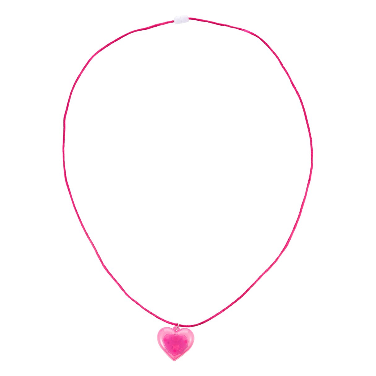 Coolster European and American Valentine's Day Heart Pendant Big Peach Heart Necklace Cross-Border Led Luminous Jewelry