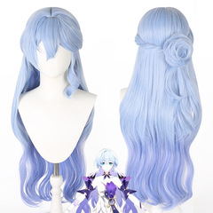 カルダモン崩壊スタードーム鉄道ロビン cos ウィッグシミュレーションスカルプトップわずかにカーリーロングヘアアニメウィッグ