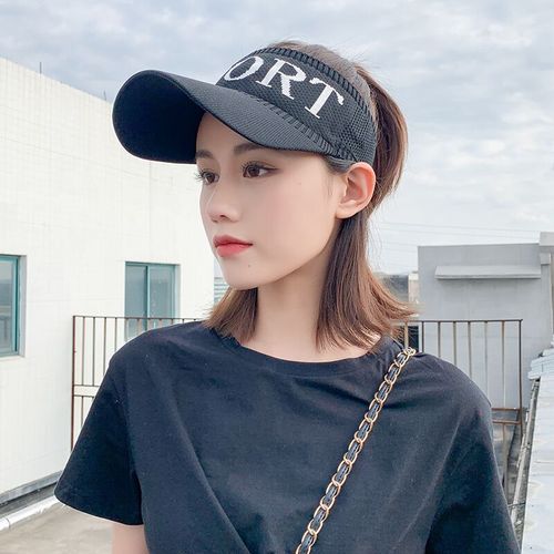 Women's Summer Air-Conditioned Korean Style Casual Sun Hat, Visor Hat, Outdoor Sunshade Hat