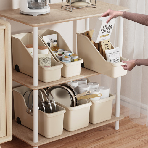 Japanese wheeled storage box kitchen cabinet mask miscellaneous refrigerator storage box dormitory drawer organizer desktop storage box