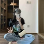 新款短袖涂鸦显瘦t恤