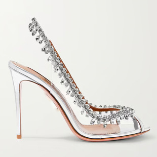 Fashionable elegant sandals high heels