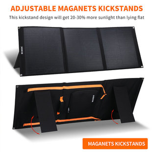 Portable 90W solar panel folding solar battery electric car charger 12VUSB