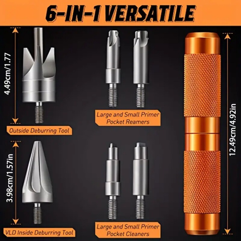 Cleaning Tools, Scraper, Deburring Tool 7777800, Multi-Purpose Tool for Case Preparation, Multiple Uses