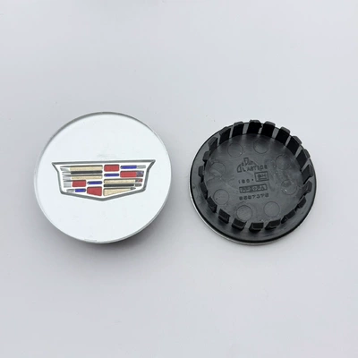 Hub Cap Atsl Xts Ct6: Car logo - flat-style-silver-base-black-color-label-67mm-one