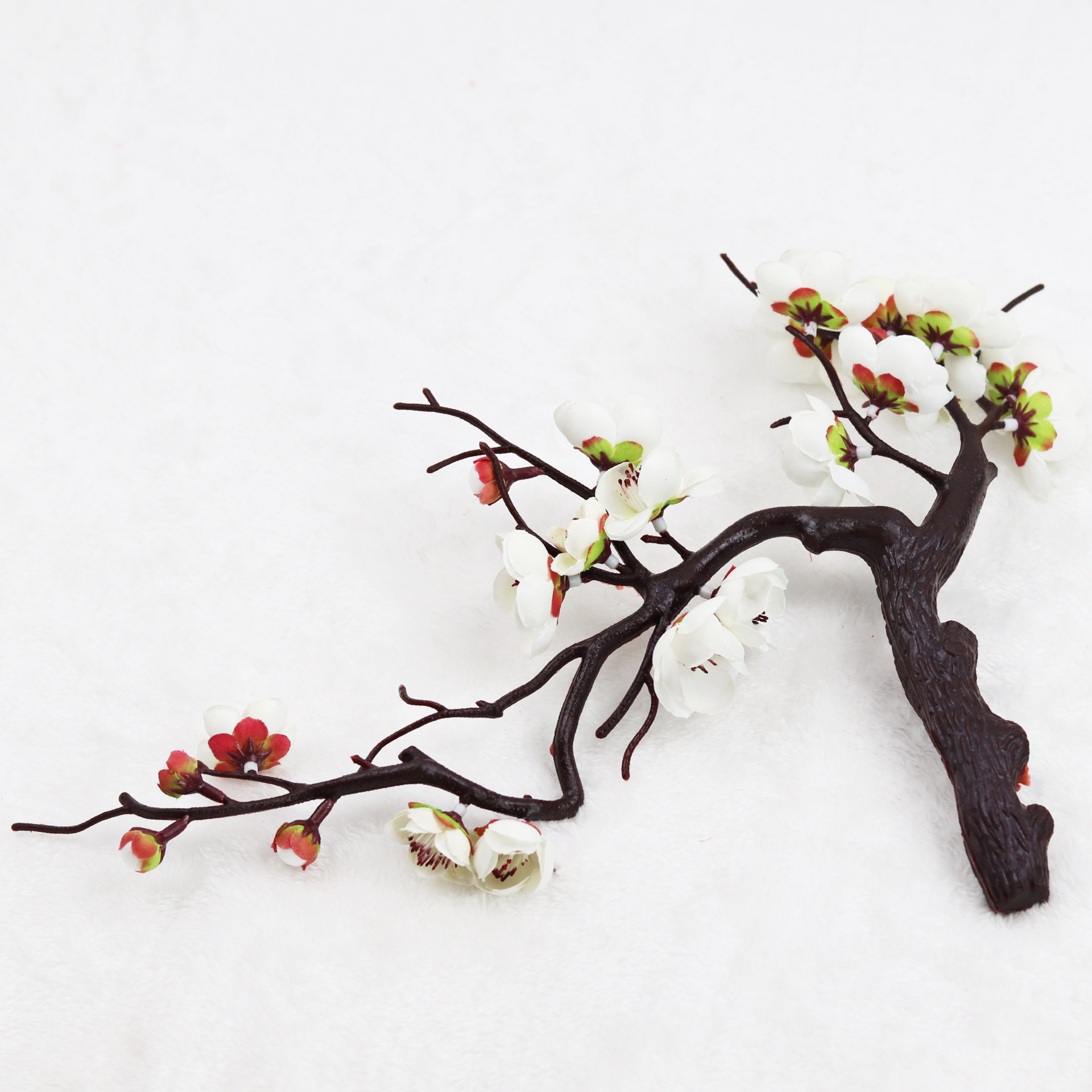 분재 매화 흰색(폭 27cm )