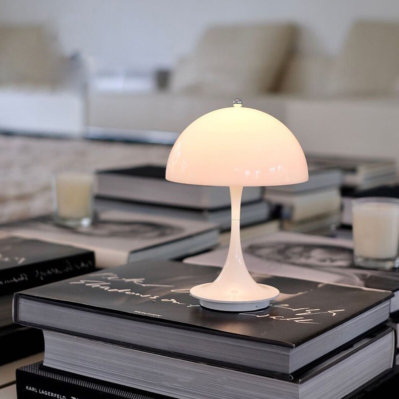 Danish Mushroom Table Lamp Nordic Modern Advanced Sense Atmosphere Lamp Internet Celebrity ins Rechargeable Bedroom Bedside Small Flower Bud Lamp Danish Mushroom Table Lamp Nordic Modern Advanced Sense Atmosphere Lamp Internet Celebrity ins Rechargeable Bedroom Bedside Small Flower Bud Lamp