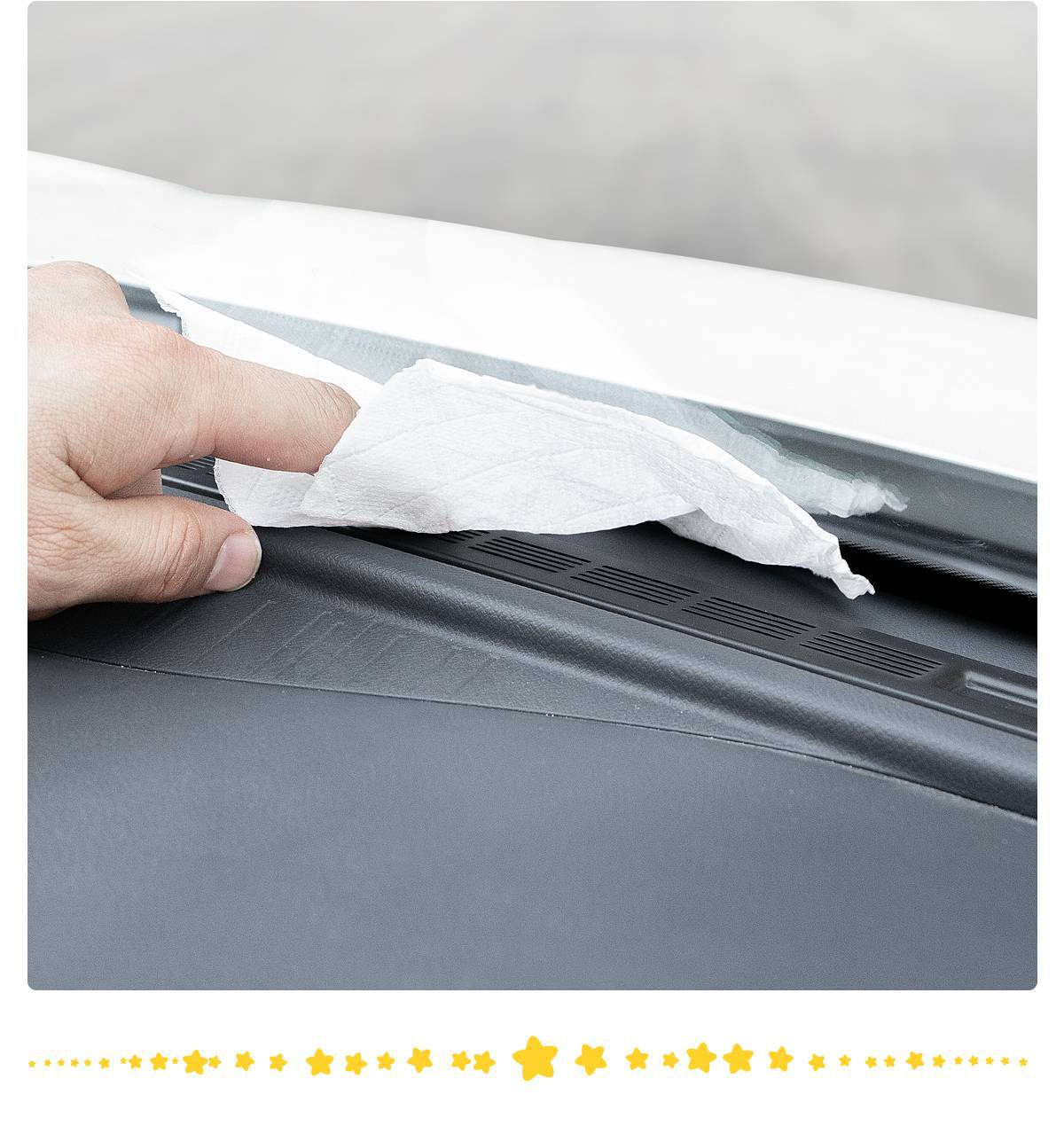 Suitable for Geely Xingyue Dashboard Air Vent Dust Protection Cover, Central Control Protection Sticker, Ex2 Accessory Decoration