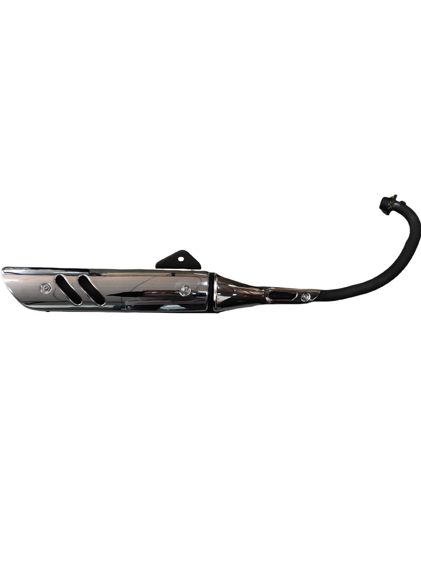Suitable for Gzs150 Exhaust Pipe Assembly Hj150-29A Muffler Silencer Chimney Heat Insulation Noise Reduction