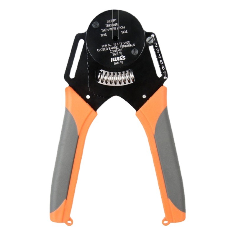 IWD-16 aplicable a Dechi conector prensar alicates terminal de automóvil macho y hembra clavija DT16 # serie alicates de prensado