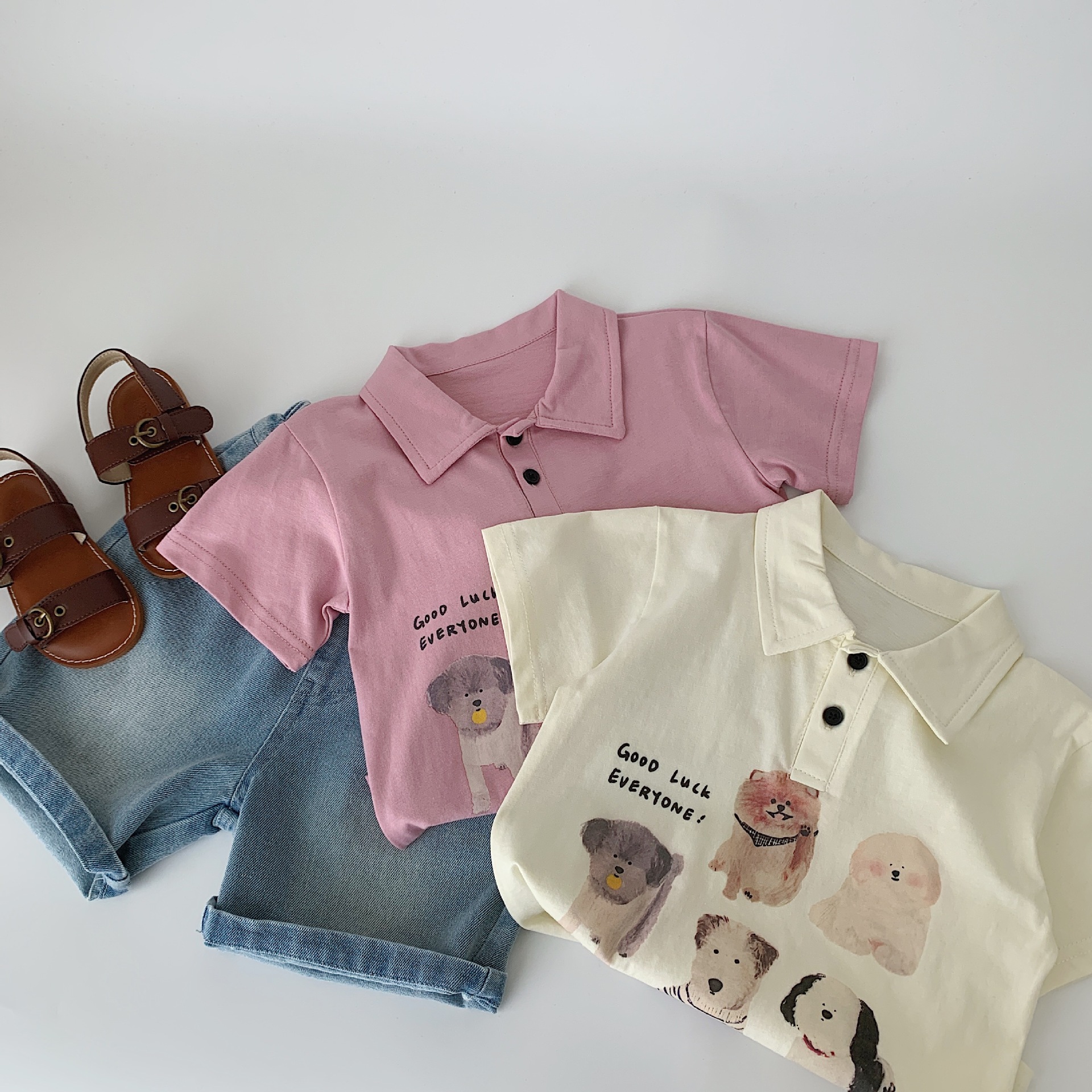 Camisa POLO para niños Maibao Camiseta de manga corta Verano 2025 Nueva ropa para niños Tops para niños Ropa fina de verano de media manga