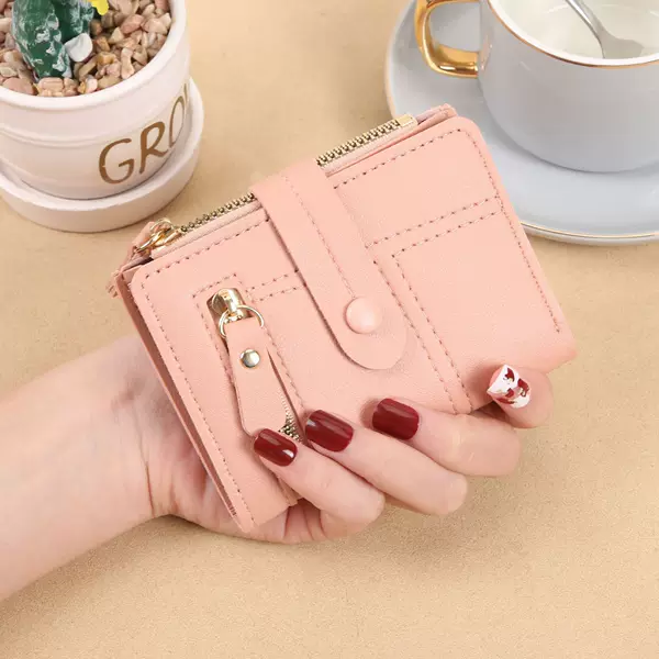 Women's Wallet Ins Women's Small Wallet Women's High-End Short Wallet Cross-Border Multi-Functional Coin Purse Wholesale