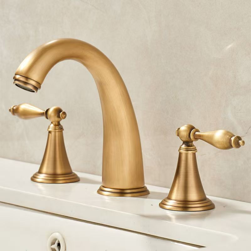Cross-Border Three-Hole Basin Faucet with Hot and Cold Water Handle Switch, Three-Piece Set for Washbasin Cross-Border Three-Hole Basin Faucet with Hot and Cold Water Handle Switch, Three-Piece Set for Washbasin