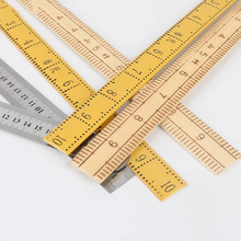 竹尺市尺厘米尺测量服装划线打样尺15 /20/30厘米钢尺手工diy工具