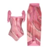 Marble fuchsia set