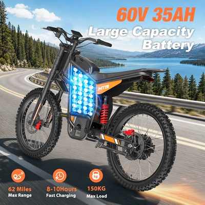 Overseas Warehouse Cross-Border 19-Inch Off-Road Electric: Elektrikli motosikletlər