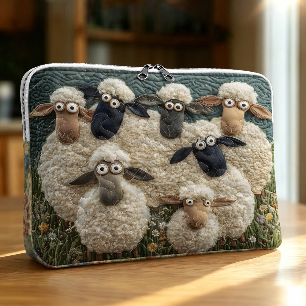 2026 Cross-Border Independent Station Amazon Sheepskin Fashion Quilted New Tablet Bag Digital Print Handbag