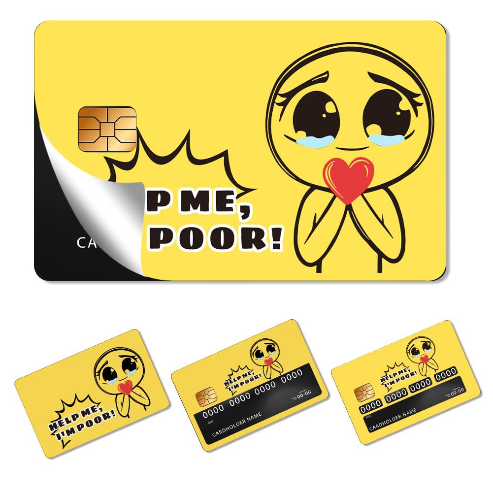 Cross -border new 4 fun help credit card stickers car creative bank…