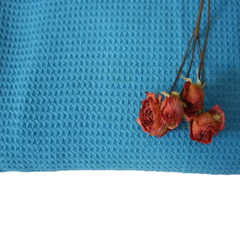 加厚柔软吸水速干家居清洁超细纤维涤锦菠萝格沙滩巾面料