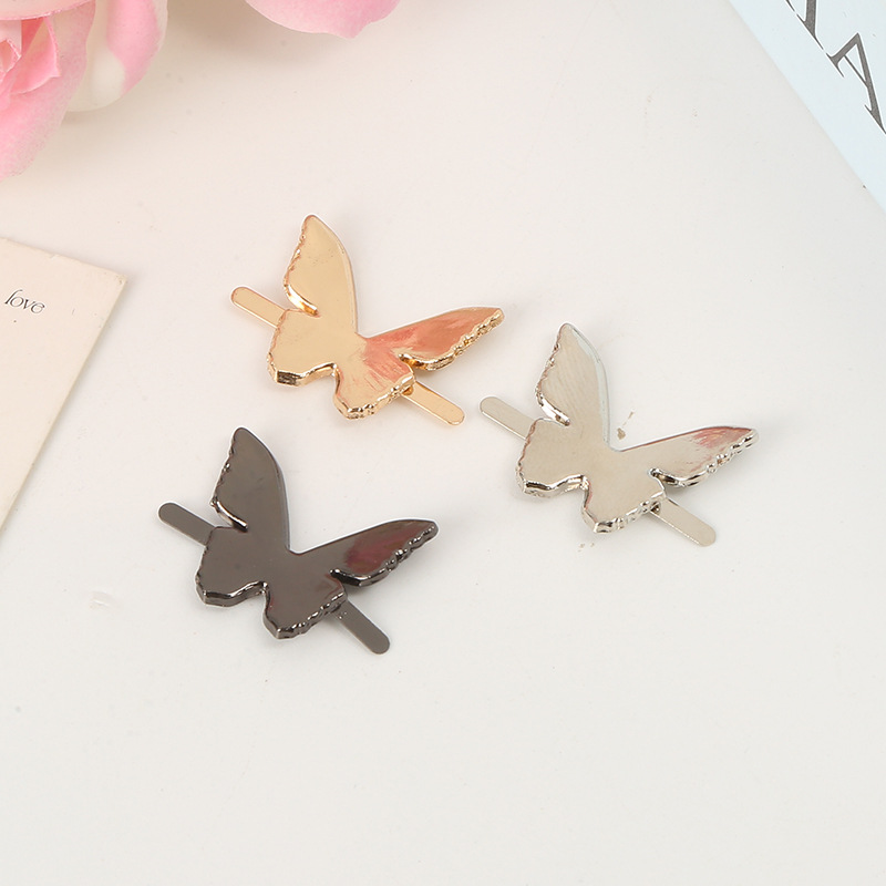 Hardware Shoe Buckle Accessories, Smooth Butterfly Buckle, Decorative Metal Buckle for Loafers, Flip-Flops, Sandals, Shoe Accessories Buckle