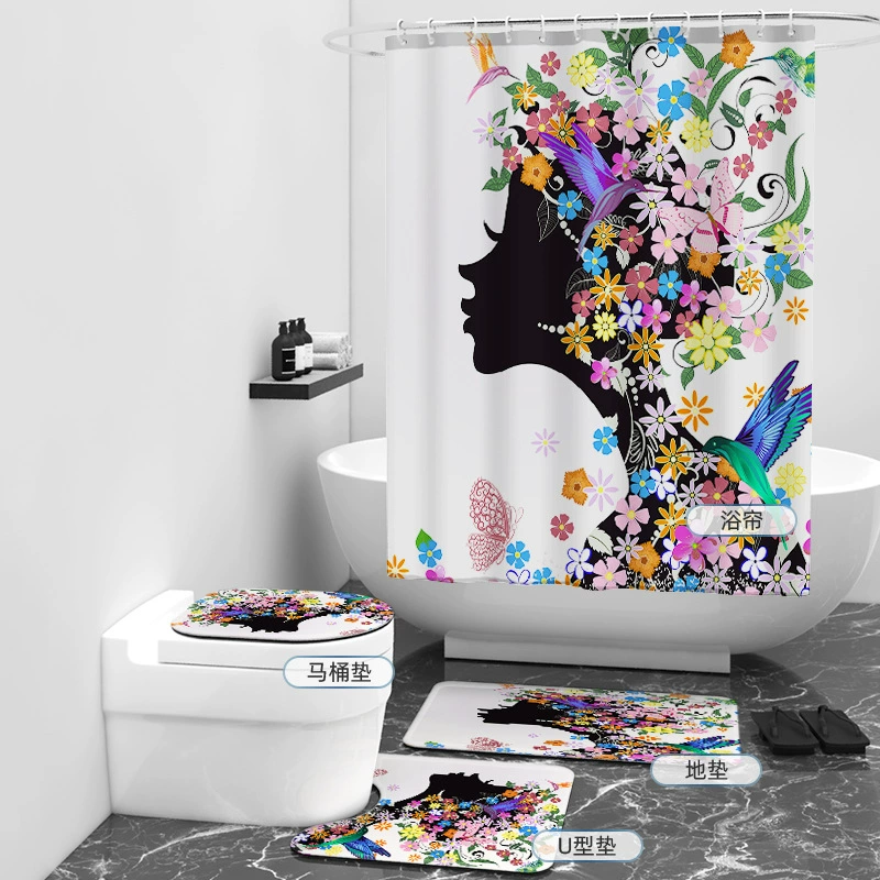 Spring waterproof curtain, set, direct factory sales, 3 piece set