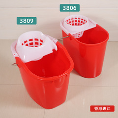 Pearl River Brand Floor Mop Squeeze Basket Dehumidifying Bucket Sponging Bucket Cleaning Bucket Cover Plastic Drain Basket Thick Squeeze Device