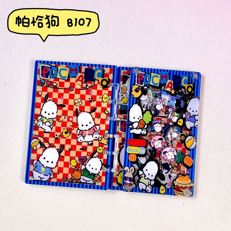 日本の漫画 A7 ルーズリーフノートブックかわいいガーリーハート高価値アニメ学生アクリル|undefined