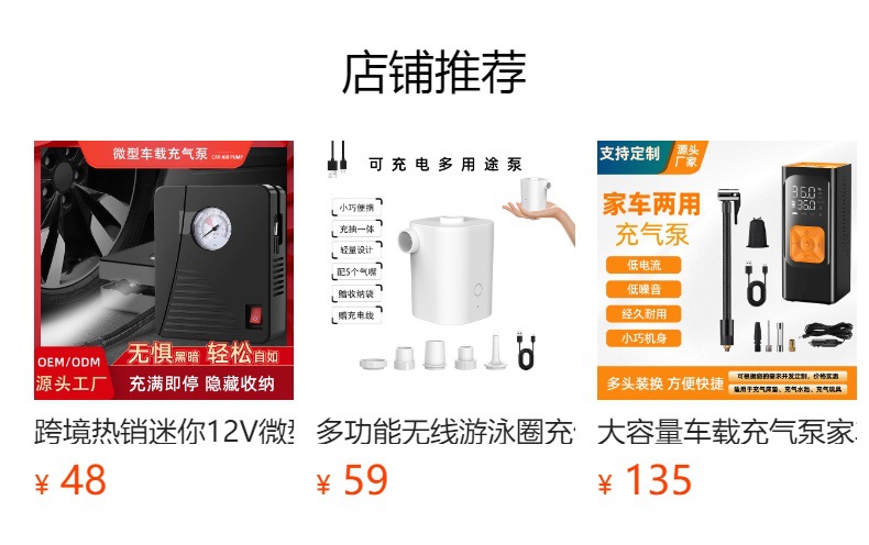 Portable Car Tire Inflator with Gauge