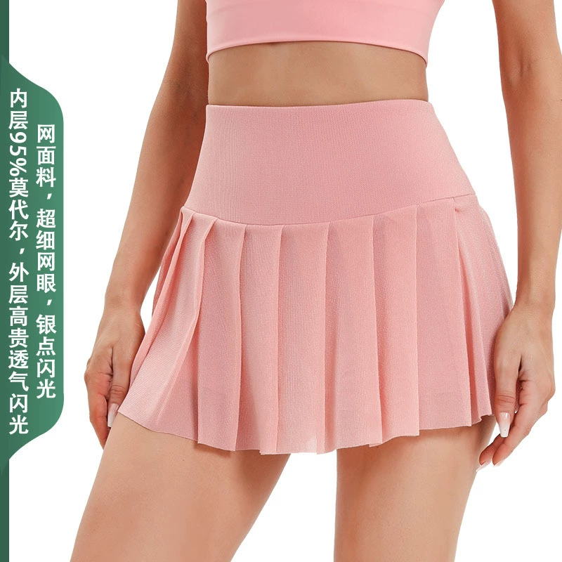 Открытый Бег Юбка Флэш Фитнес Йога Плиссированная Юбка Гольф Бадминтон Теннисная Юбка Трансграничная Оптовая