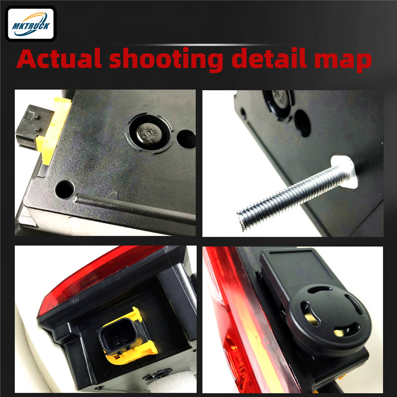 Aplicable a Mercedes-Benz Heavy Truck ACTROS MP4 MP5 LED Flujo Asamblea de Luz trasera Luz de dirección de freno trasero Camión