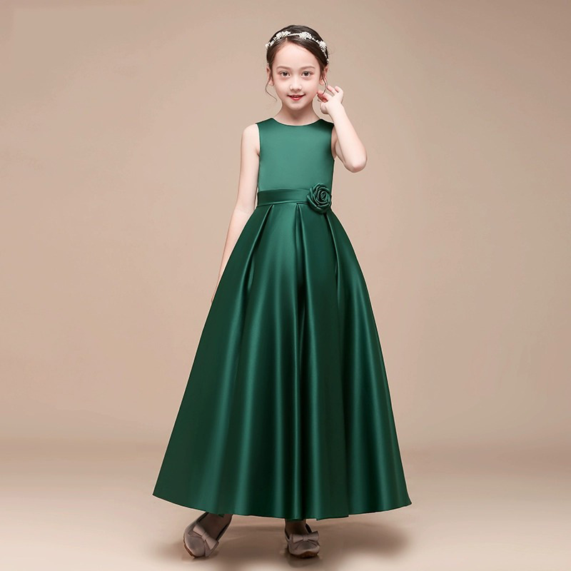 Robe de princesse élégante pour fille pour spectacles de piano_voghion.com