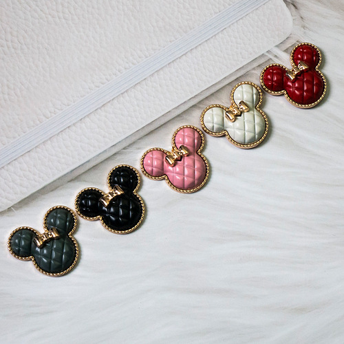 Creative Spray Painted Bear Rabbit DIY Accessory Pendant Mini Bags Phone Case Charms Fashion Decorations