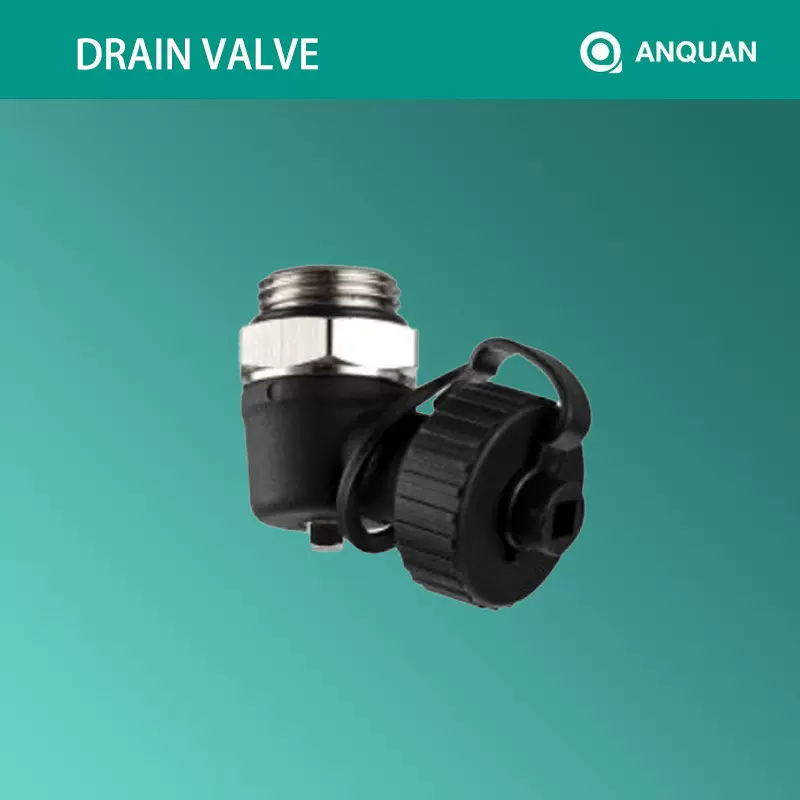 分水器暖气片组件配件泄水排污阀角式铜泄水阀现货厂家批发
