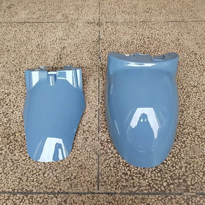 Motorcycle Fender | Yadi electric vehicle accessories, standard plastic - cement-gray-small-turtle-king-front-mudguard-comes-with-installation-screws
