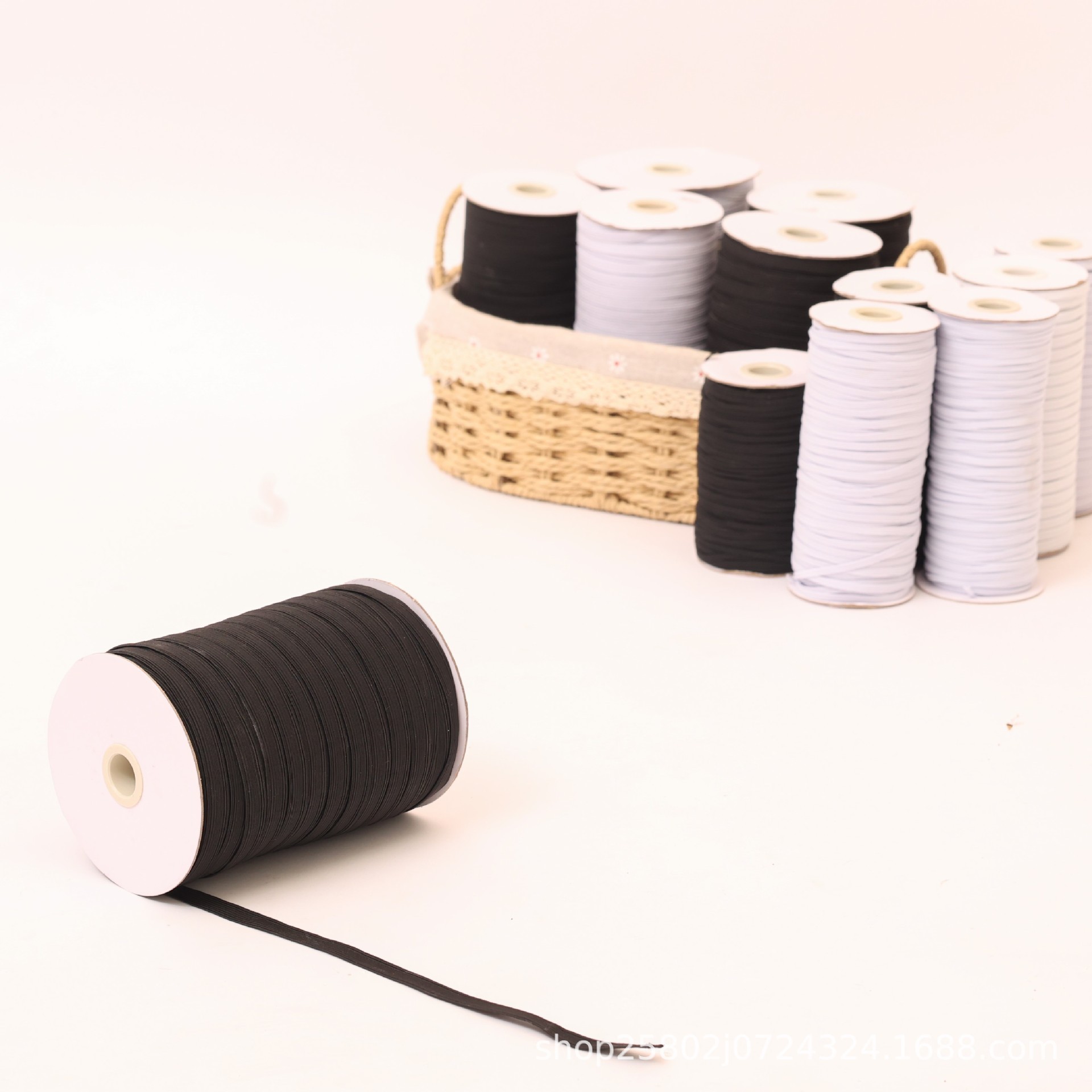 高弹高弹袖口橡筋走马弹力松紧带橡筋袖套带床垫套笔记本松紧带